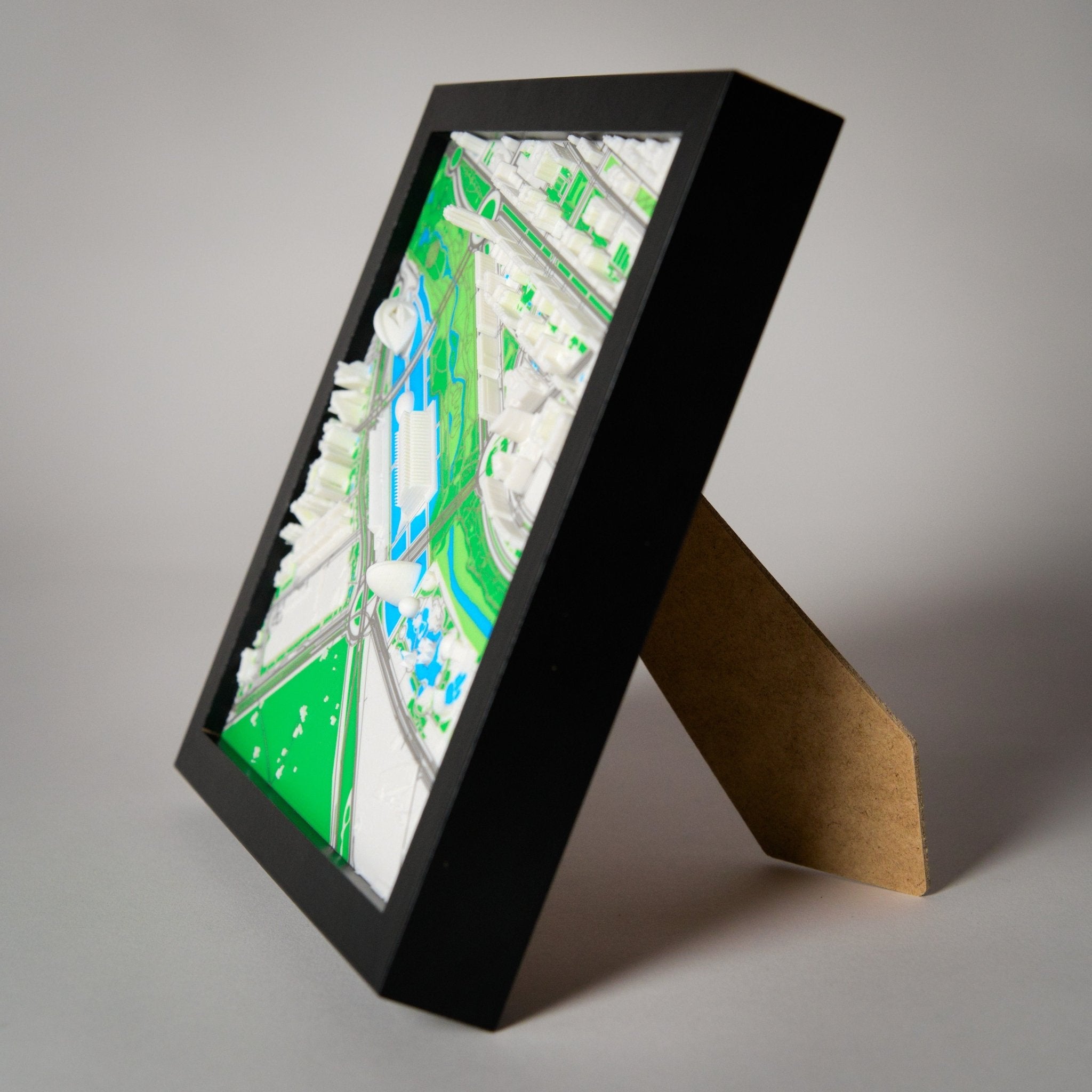 CUSTOM 3D MAP - City on Wall