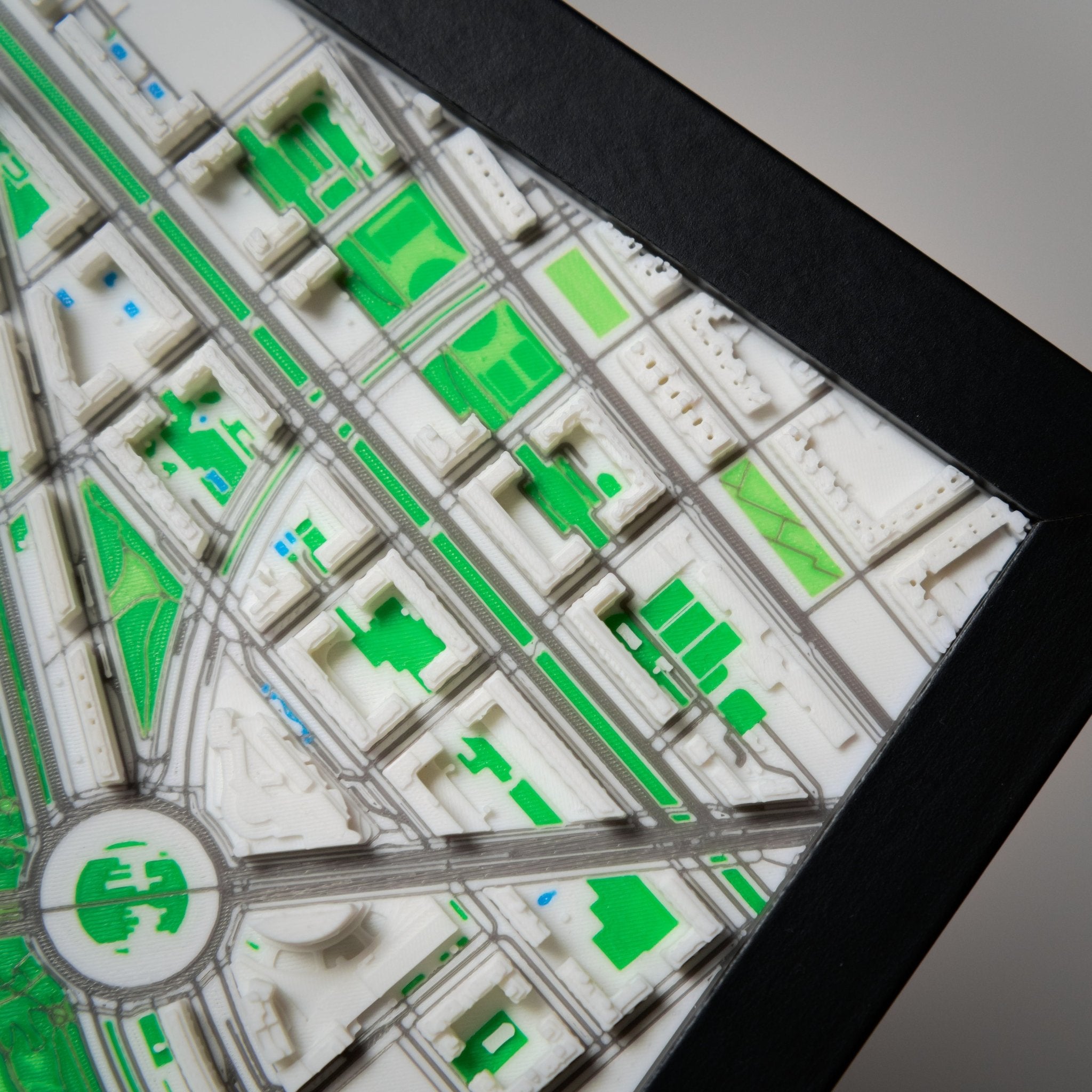 CUSTOM 3D MAP - City on Wall